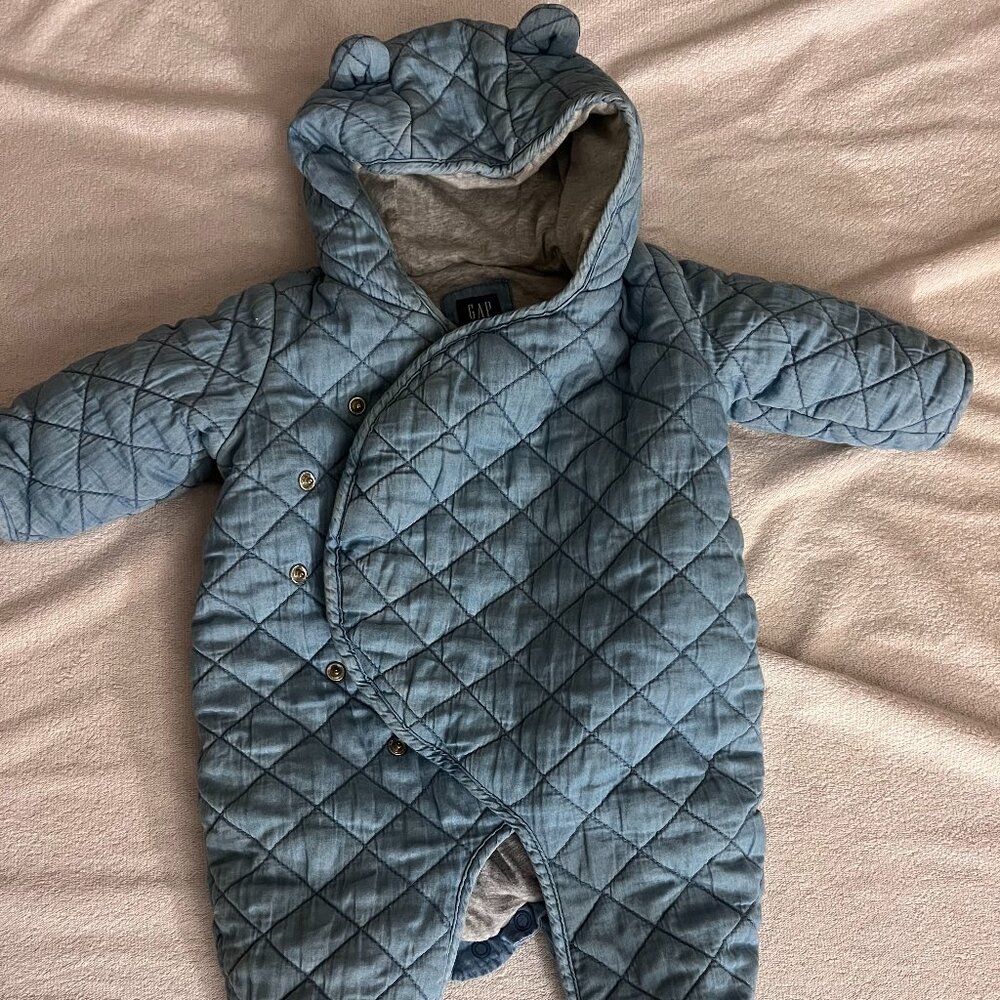 Baby Gap Denim Style Winter Suit 3-6 months